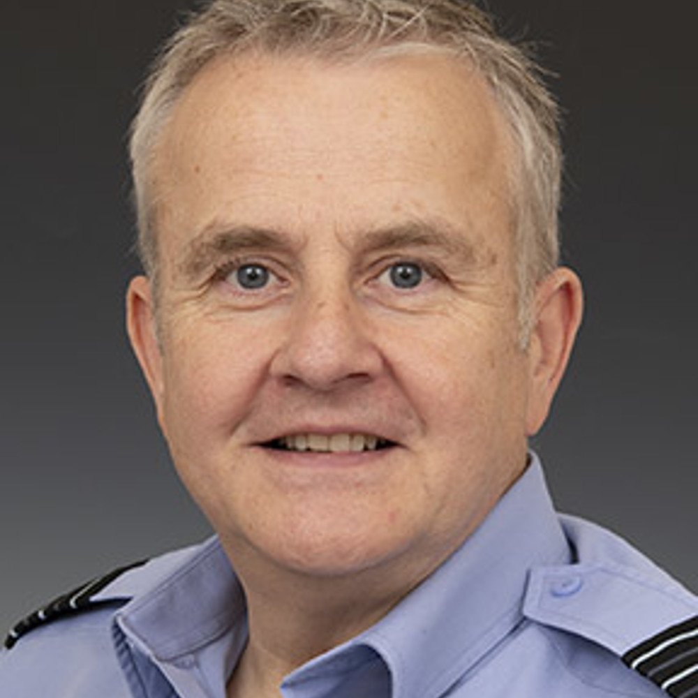 A mugshot of an RAF officer.