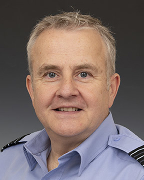 A mugshot of an RAF officer.