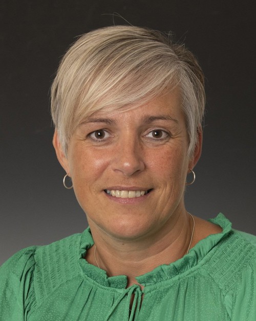 A headshot of Sharon Brookes