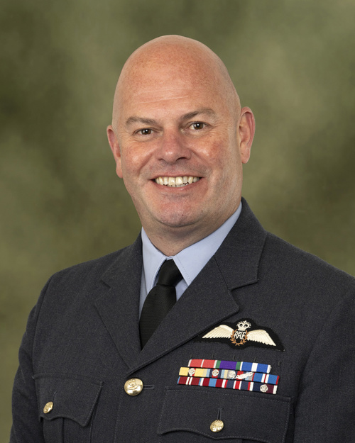 A headshot of an RAF Air Commodore. 