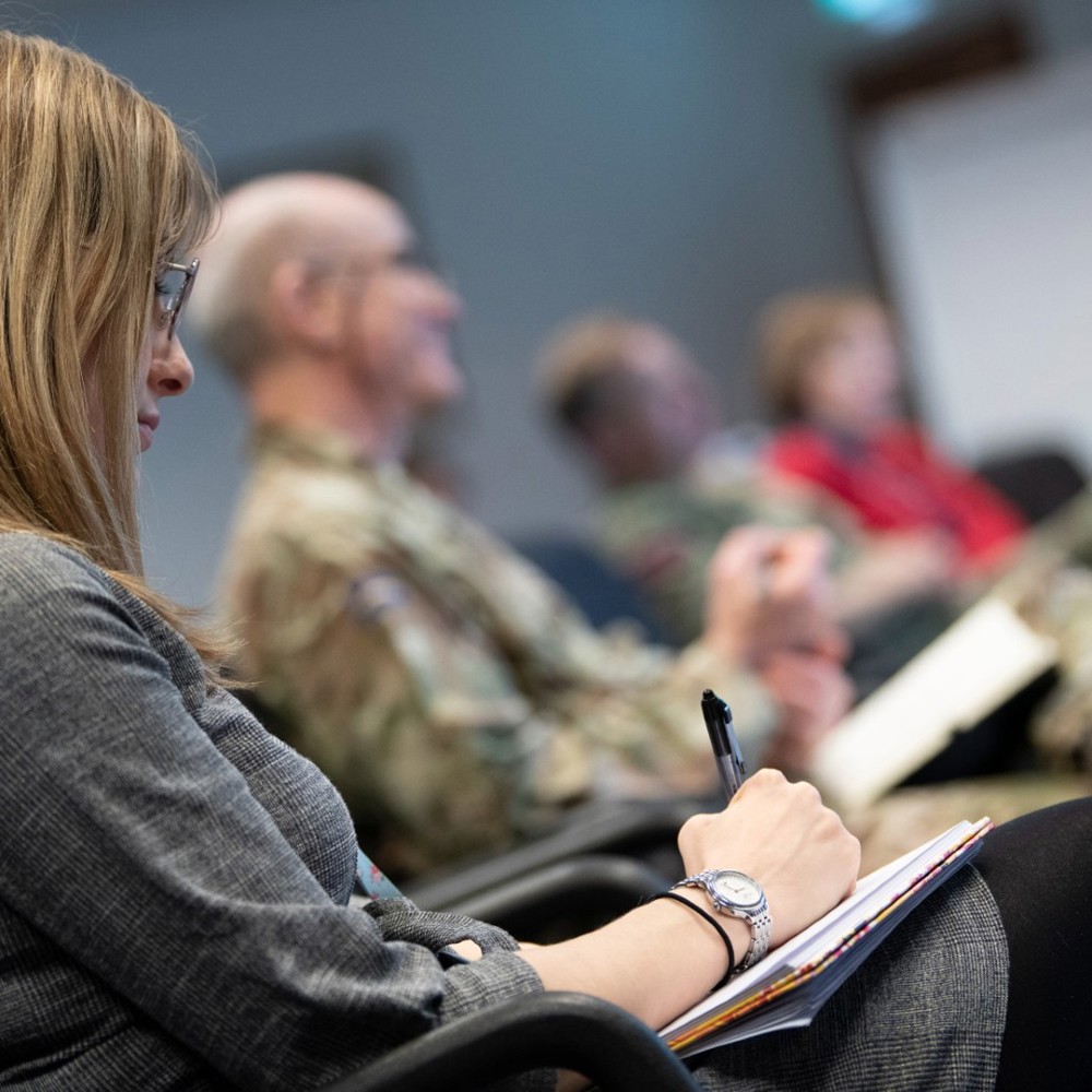 People in a seminar