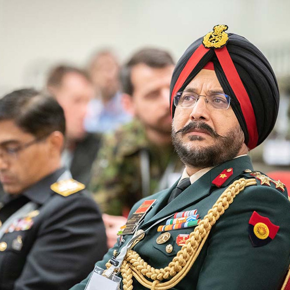 Defence Attache in uniform 